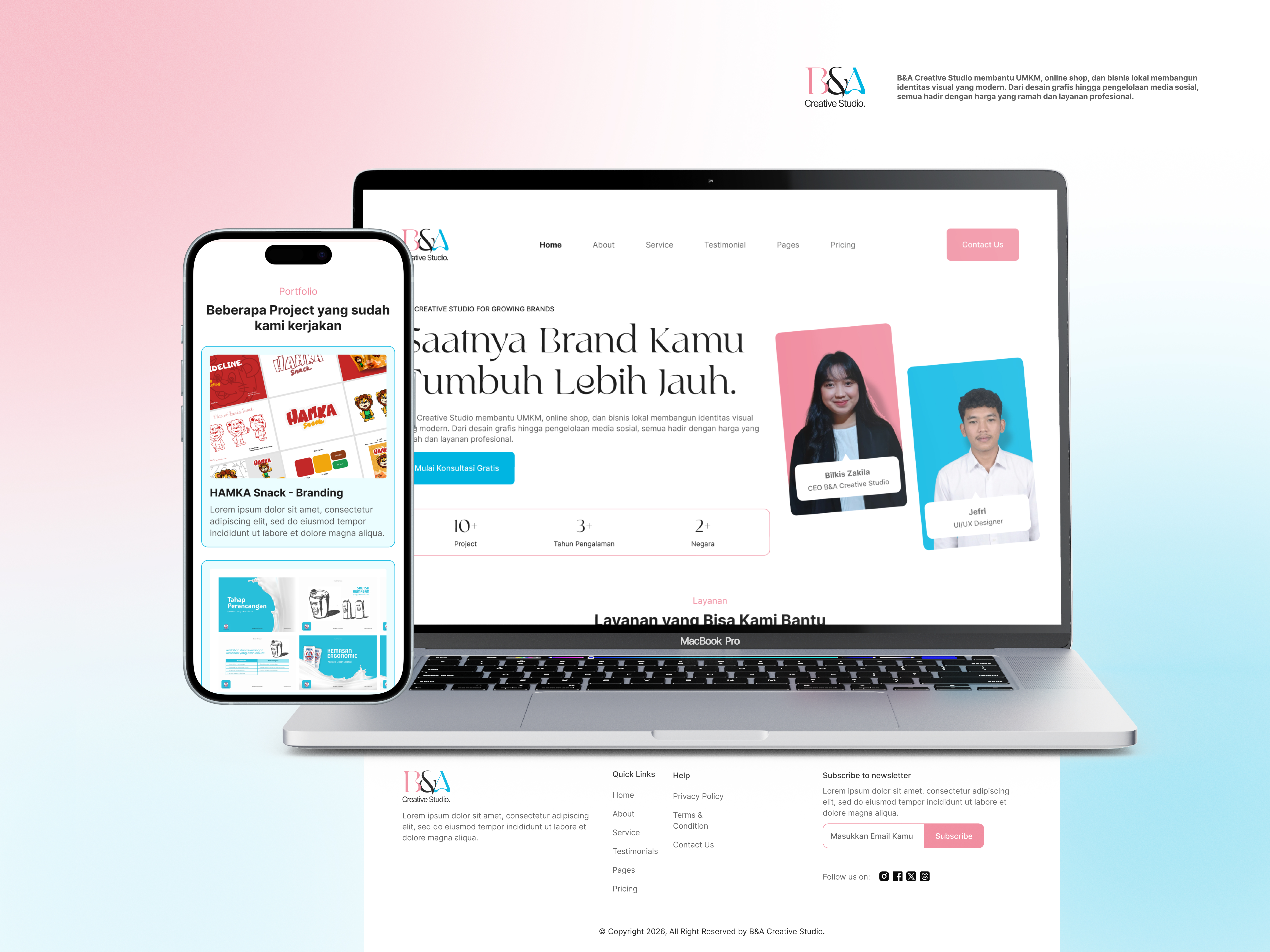 Website B&A Creative
